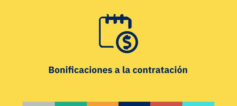 Bonificaciones a la contratación