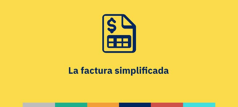 La factura simplificada