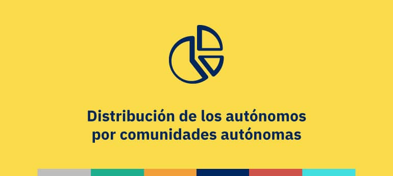 Distribución de los autónomos por comunidades autónomas