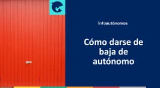Dar baja autónomo
