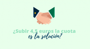 Subir 4,5 Euros La Cuota Es La Solución
