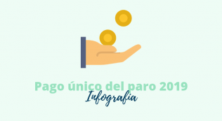 Pago único Del Paro 2019. Infografía