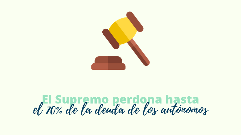 El Supremo Permite Perdonar Hasta El 70% De La Deuda De Los Autónomos