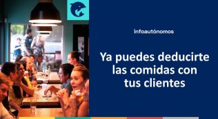 Los Autónomos Podrán Deducir Comidas