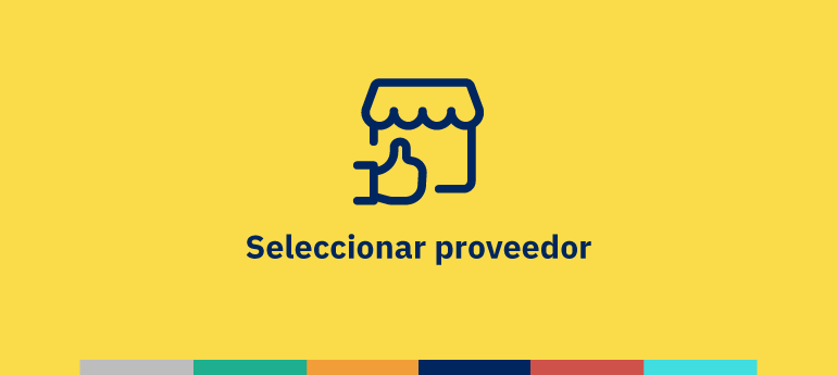 seleccionar proveedores