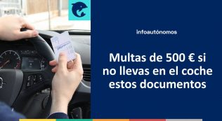 Multas De 500 Euros Por No Llevar Documentación En El Coche