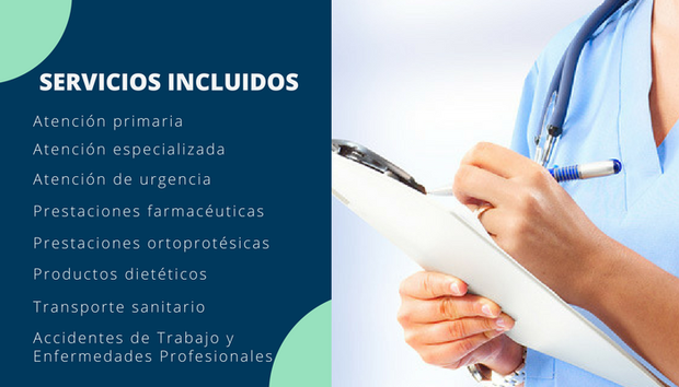 Servicios incluidos en la asistencia sanitaria