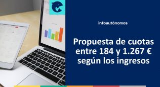 Propuesta de cuotas entre 184 y 1.267 euros según los ingresos