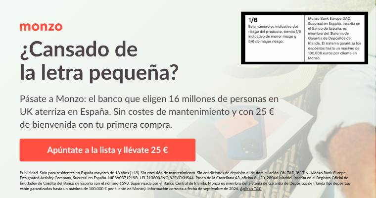 Monzo Bank OFERTA