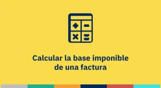 Calcular base imponible factura