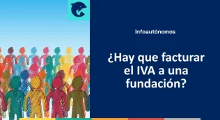 Facturar IVA fundación