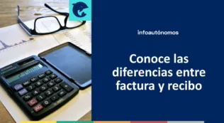 Diferencia entre factura y recibo