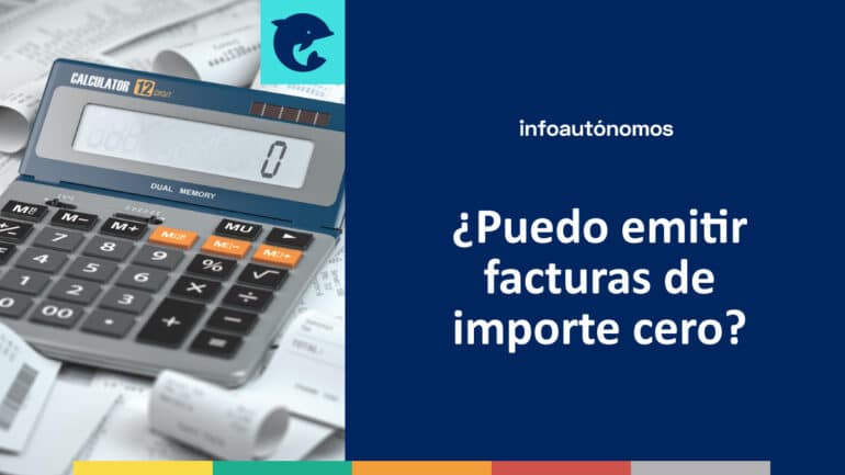 Facturas importe cero