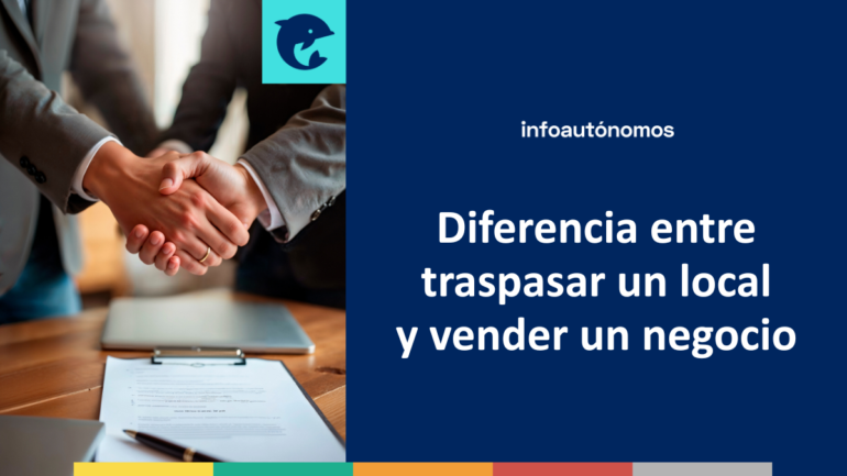 Diferencia traspaso local venta negocio