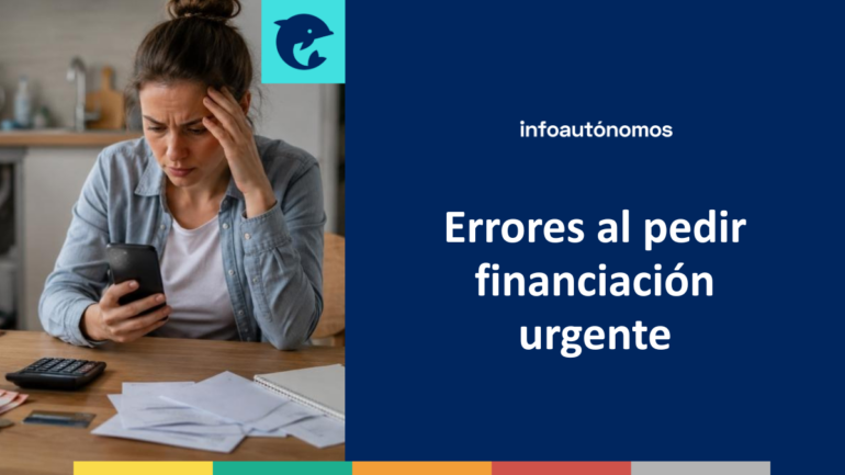 Errores pedir financiación urgente