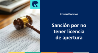 Sanción no tener licencia apertura